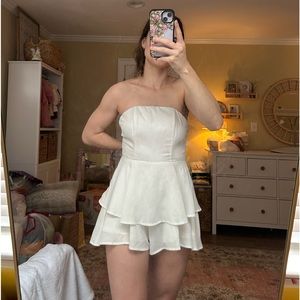 The Rolla Romper White - Princess Polly